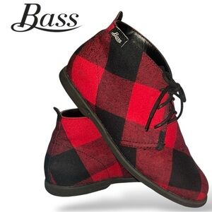 Bass Elyse Buffalo Check bootie